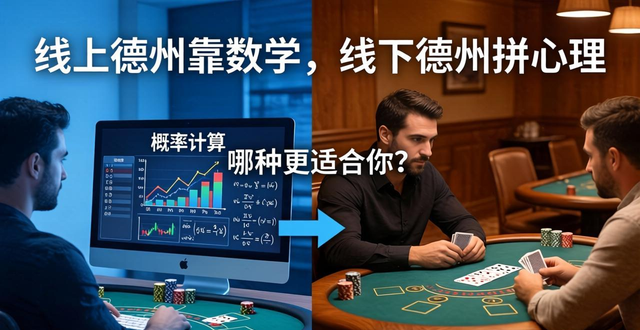 线上德州靠数学，线下德州拼心理，哪种更适合你？