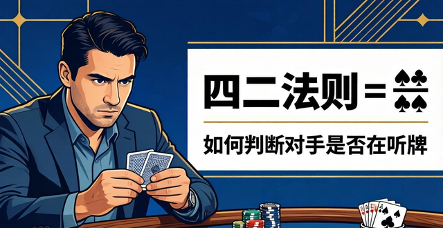 德州扑克听牌怎么玩？学会四二法则和加注技巧