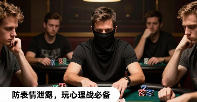 德州扑克蒙面有啥用？防表情泄露，玩心理战必备