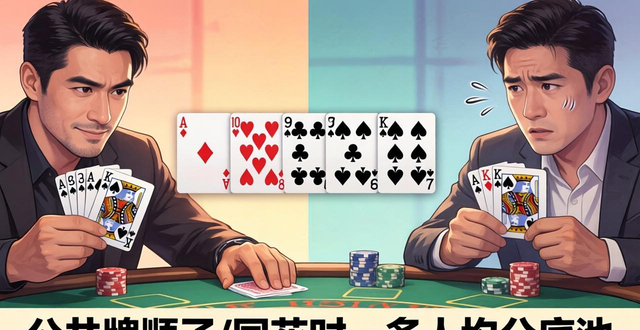 德州扑克牌型大小顺序：从高牌到皇家同花顺，新手必看