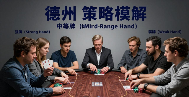 讲解德州扑克：掌握位置与时机，赢在策略而非运气