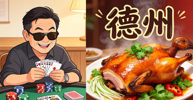 德州扑克和山东德州啥关系?别搞混了,一个玩牌一个吃扒鸡 德州扑克和山东德州啥关系?别搞混了,一个玩牌一个吃扒鸡