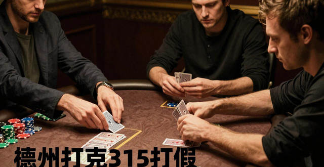 德州扑克315打假：线上作弊软件横行，线下出千套路多
