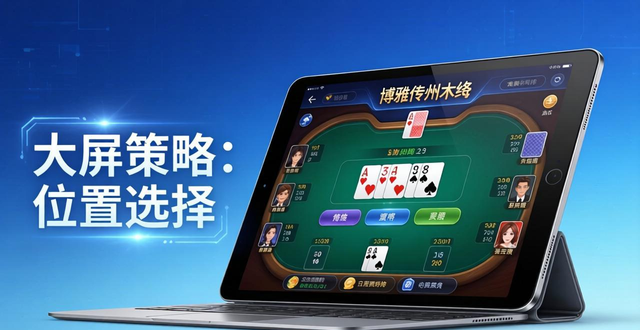 iPad玩博雅德州扑克流畅吗？大屏策略与设置技巧