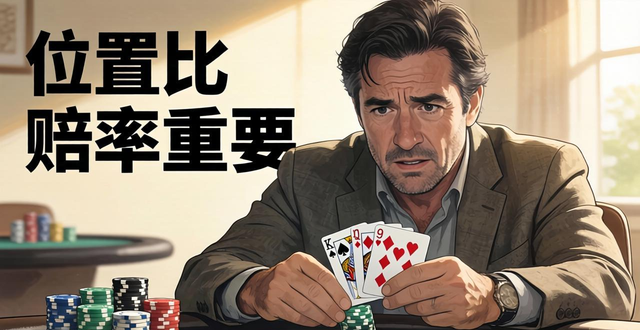 玩德州扑克，位置比算赔率更重要！新手进阶必看