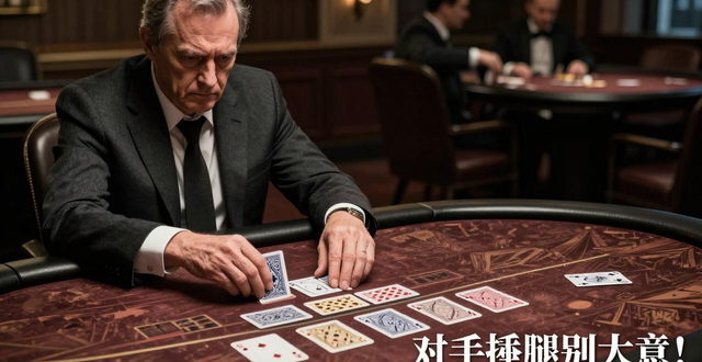 对手捶腿别大意！德州扑克老手教你一眼看穿牌力强弱