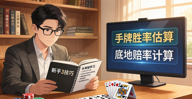 阿润德州扑克新手必看!3个核心技巧帮你快速入门 阿润德州扑克新手必看!3个核心技巧帮你快速入门