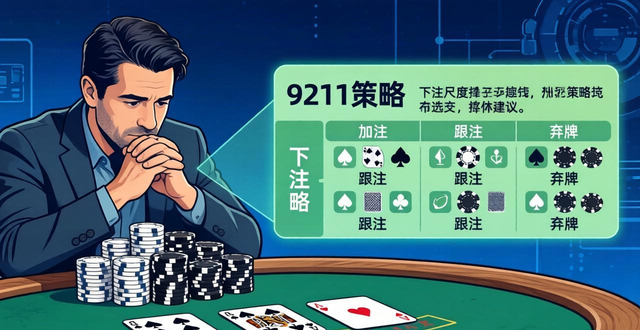 德州扑克翻牌圈下注攻略 9211策略教你轻松选尺度