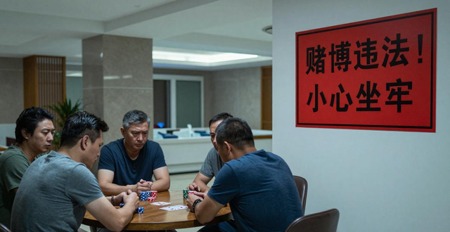 洗浴中心玩德州扑克是赌博！小心坐牢