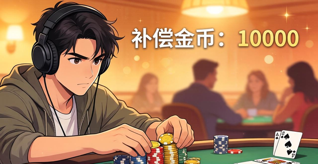 qq德州扑克补偿怎么领？补偿金币使用技巧