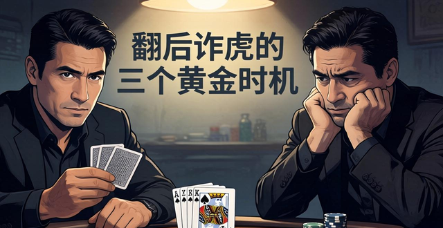 德州扑克虎仔打法别瞎学！这样掌控才能赢钱