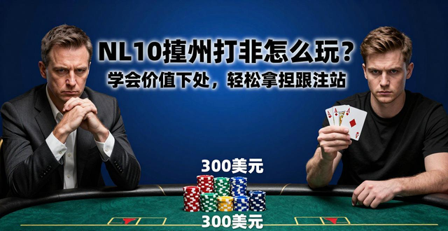 NL10德州扑克怎么玩？学会价值下注，轻松拿捏跟注站