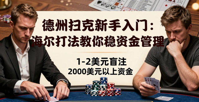德州扑克新手入门：海尔打法教你稳健资金管理