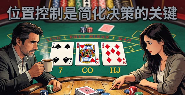 德州扑克CO和HJ位怎么玩？掌握这两个位置提升赢率