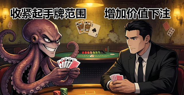 德州扑克遇到章鱼型玩家怎么打？3招制胜技巧