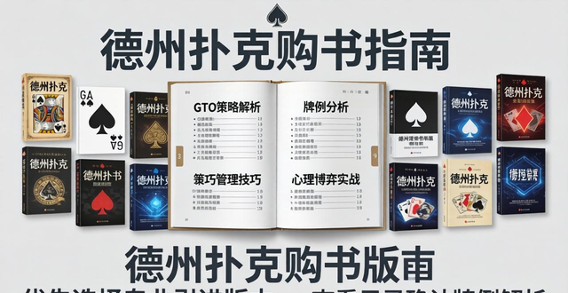 德州扑克购书指南:新手入门与进阶GTO策略怎么选 德州扑克购书指南:新手入门与进阶GTO策略怎么选