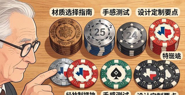 德州扑克筹码定制怎么选？老玩家教你避开材质手感坑