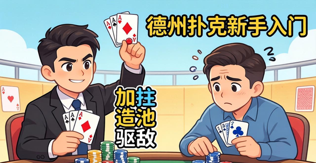 德州扑克新手入门：三分钟学会选牌，告别傻子阶段