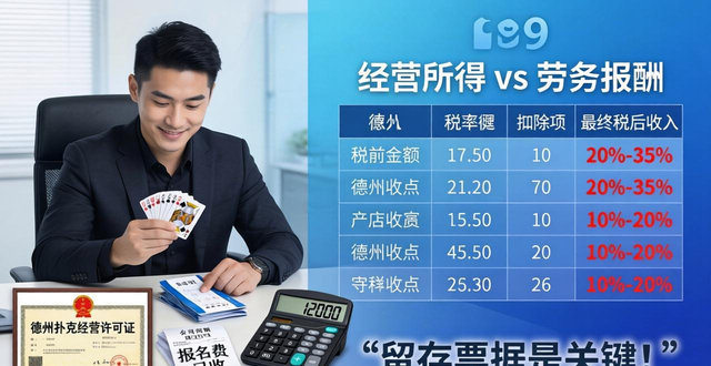 德州扑克赢钱怎么交税？娱乐还是职业，缴税大不同