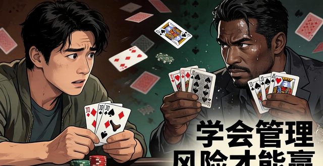 德州扑克牌局大起大落怎么应对?学会管理风险才能赢 德州扑克牌局大起大落怎么应对?学会管理风险才能赢
